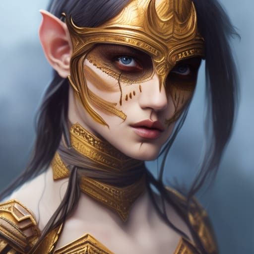 Golden Armored Elf