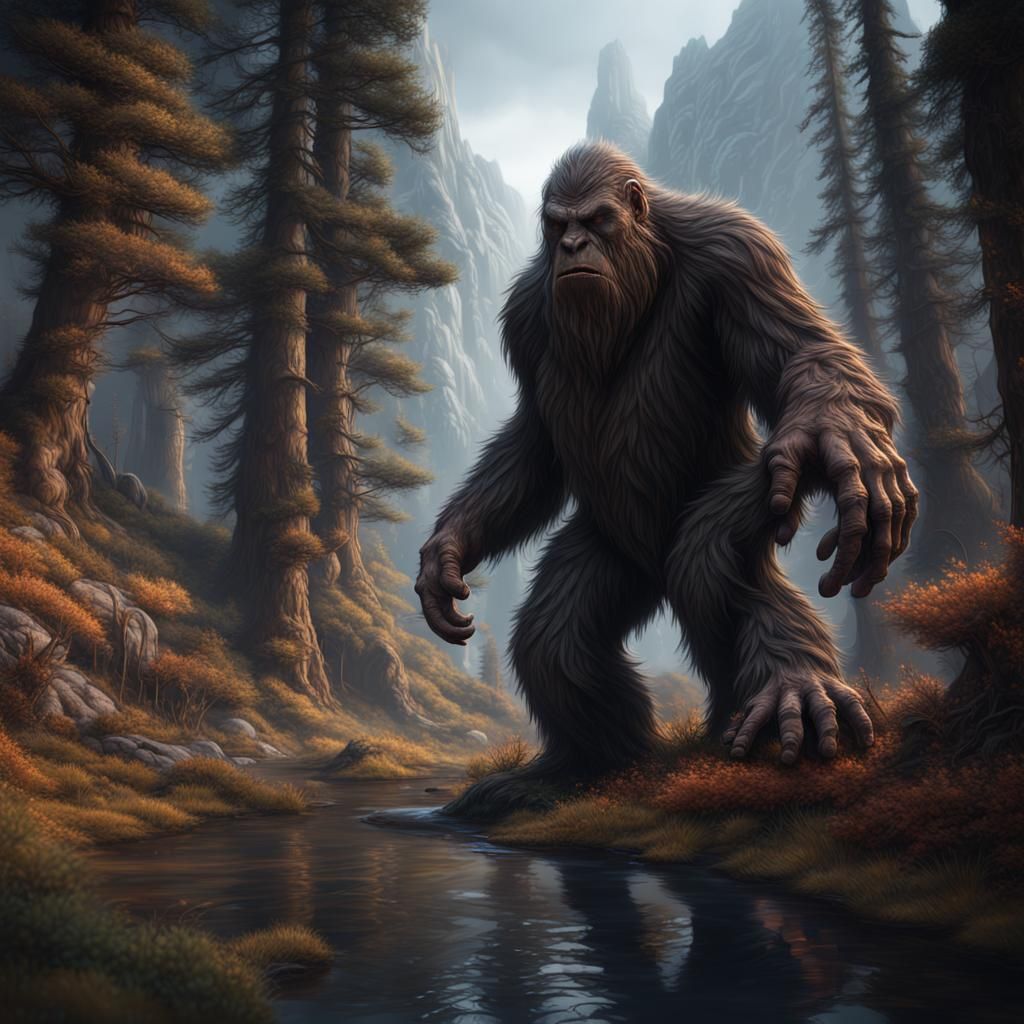 Big foot - AI Generated Artwork - NightCafe Creator