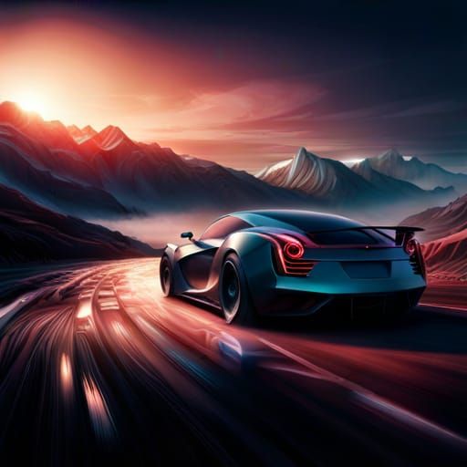 futuristic car