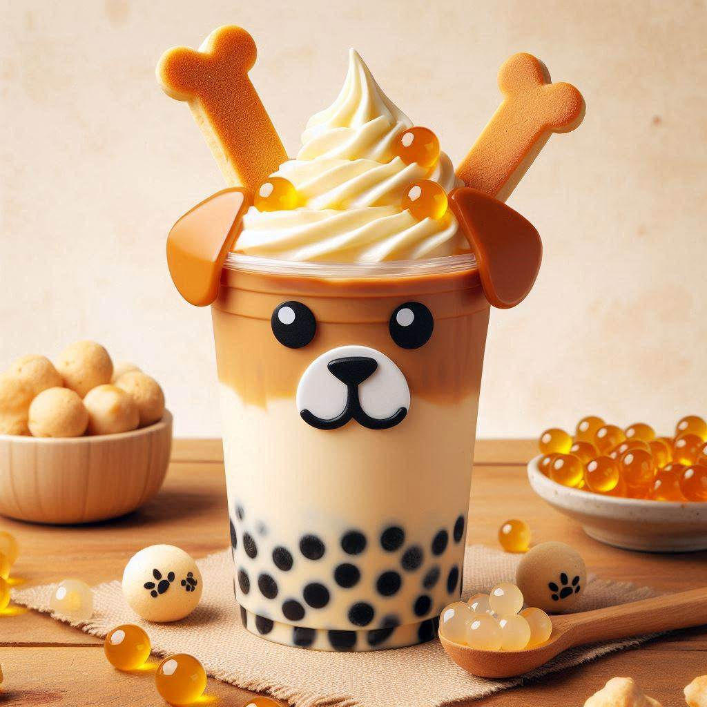 Boney Boba Tea for Dogs