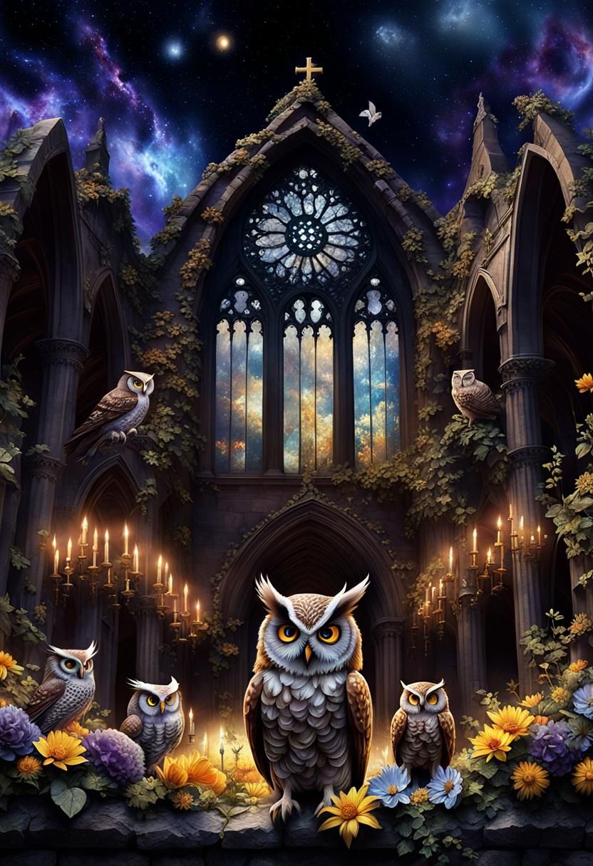A parliment of magical owls