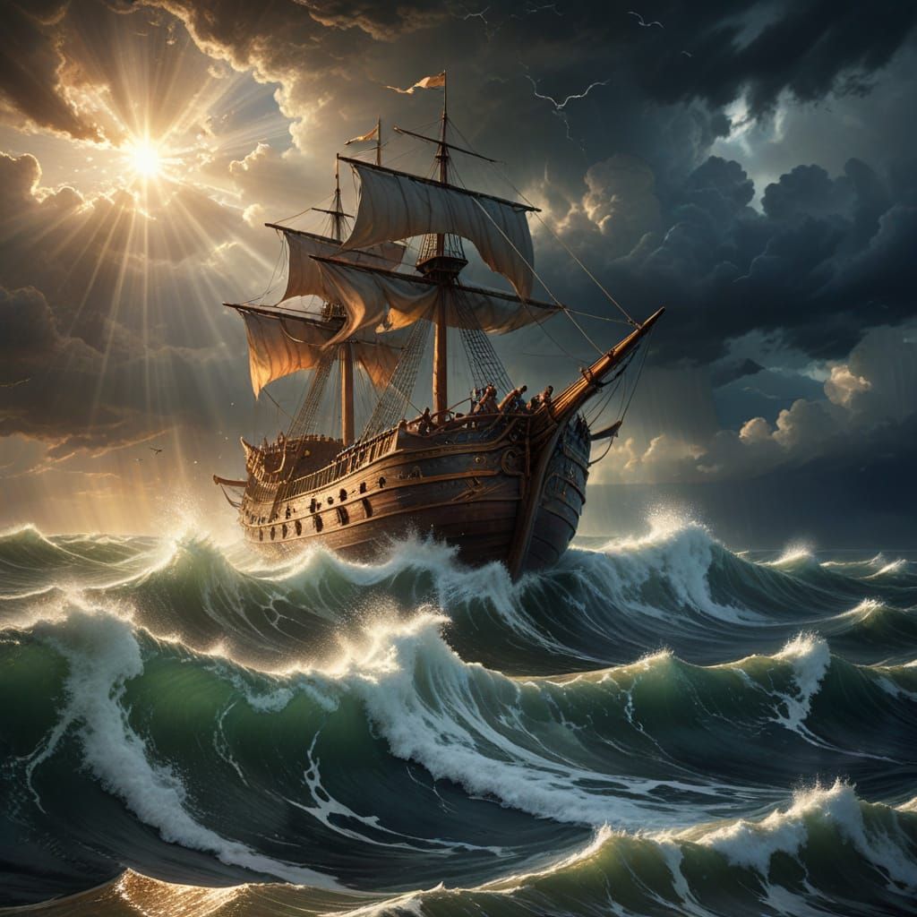 Heroic Noah's Ark Sails Stormy Seas