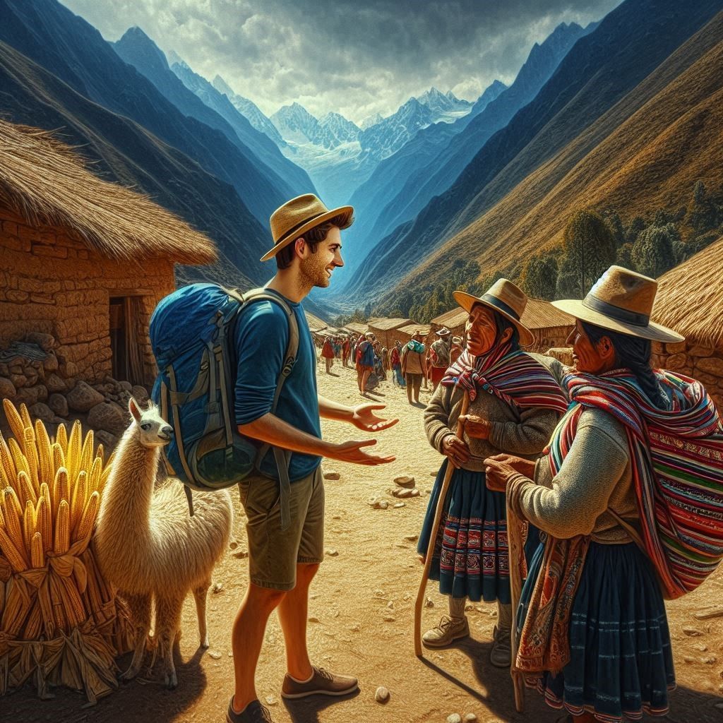 bridge as communication with Peruvian indigenous peoples