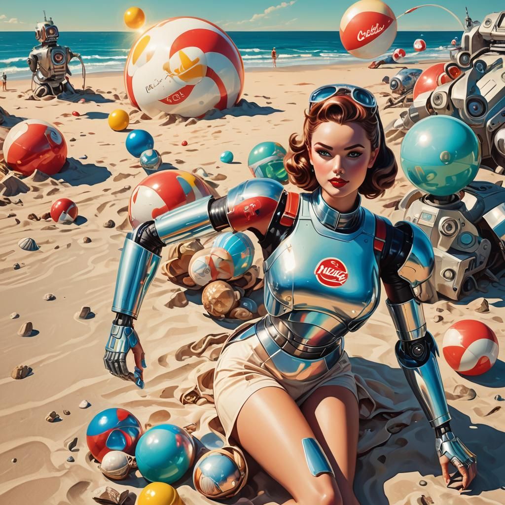 Fallout on the beach