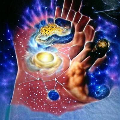 Creation of universe by cosmic energy