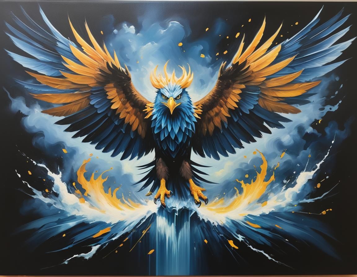 Ethereal Majesty in Oil Painting