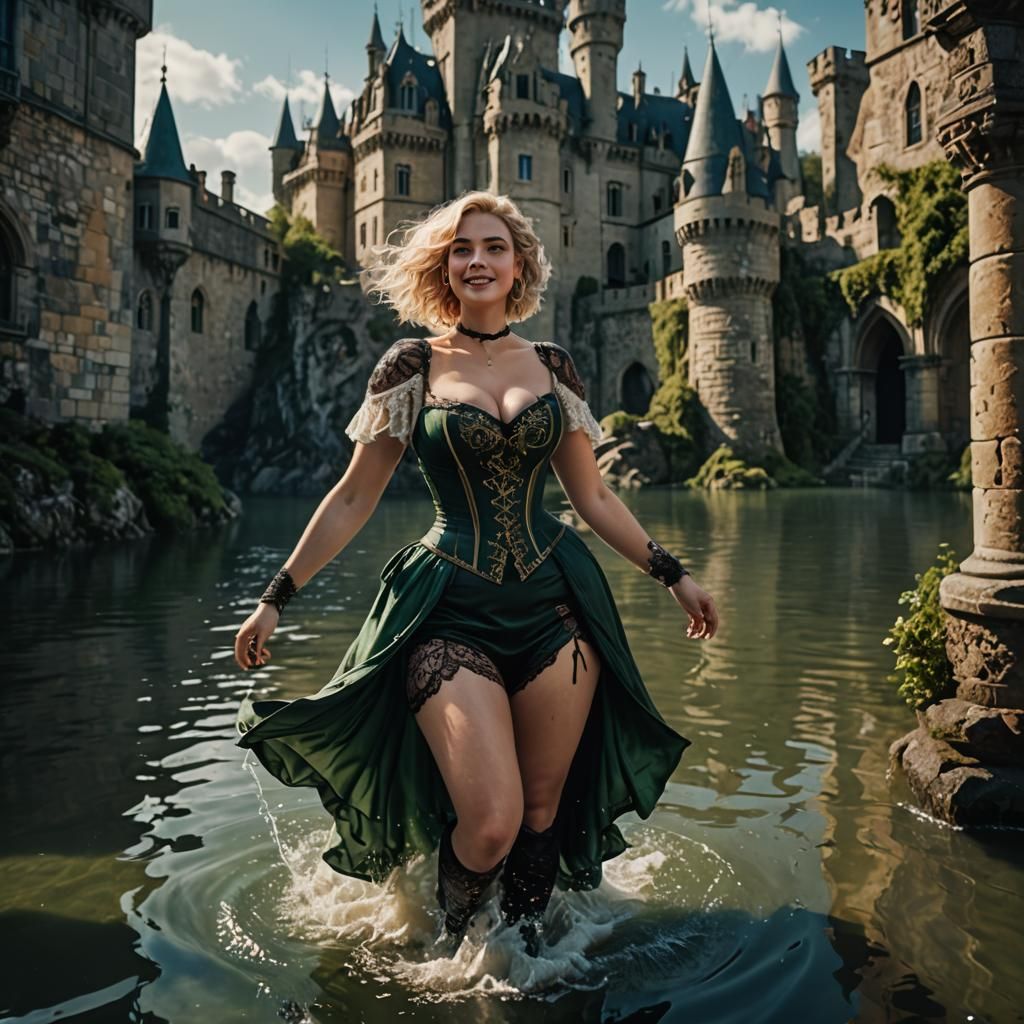 Young middle-age woman