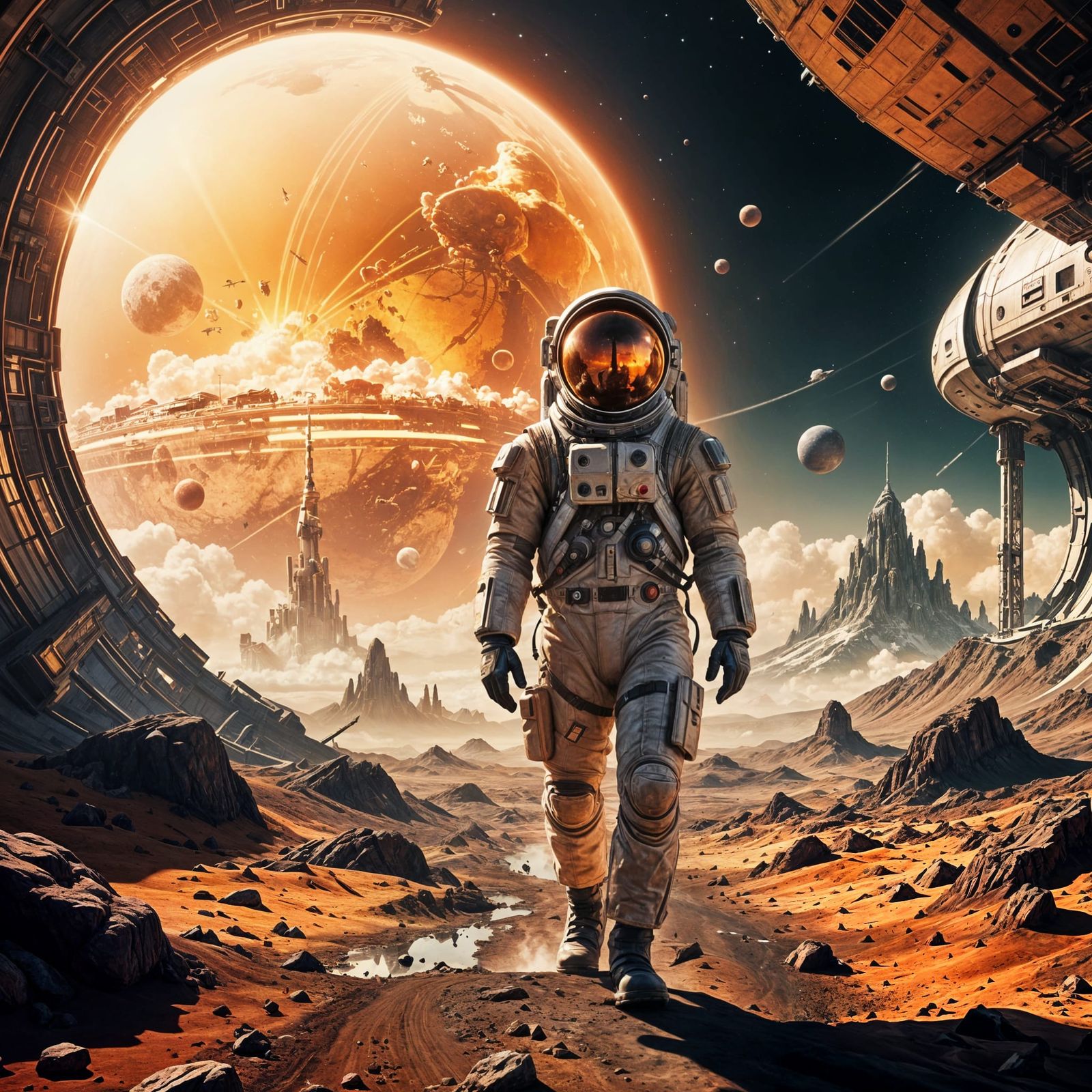 1950 science fiction space adventure ...  by @Autumn