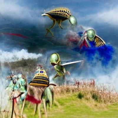 Aliens at the battle of hastings