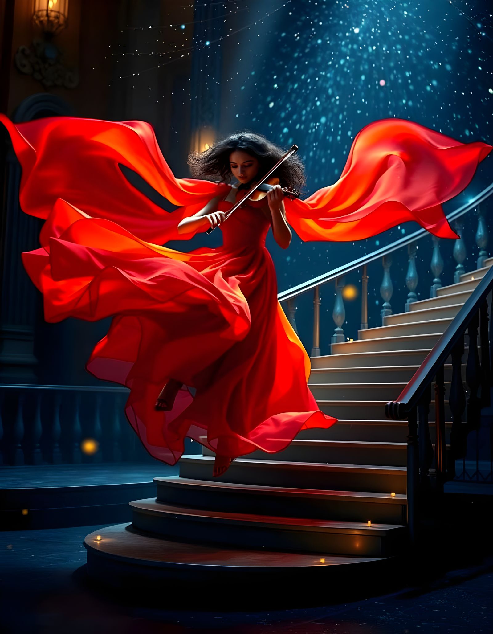 Violinist Dancer  by @KashmirMan