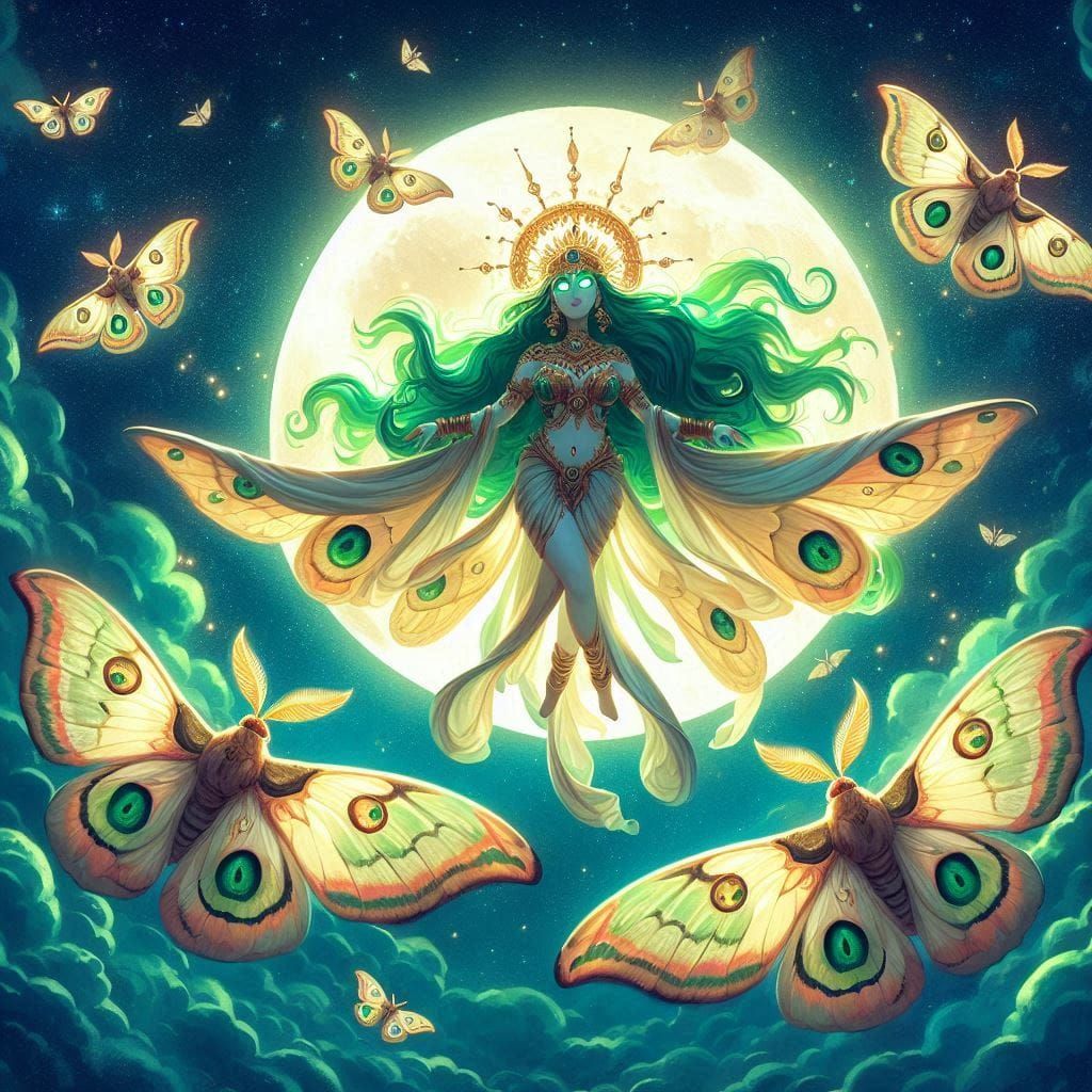 Luner Moth Goddess