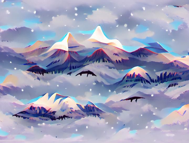 Snowy mountains