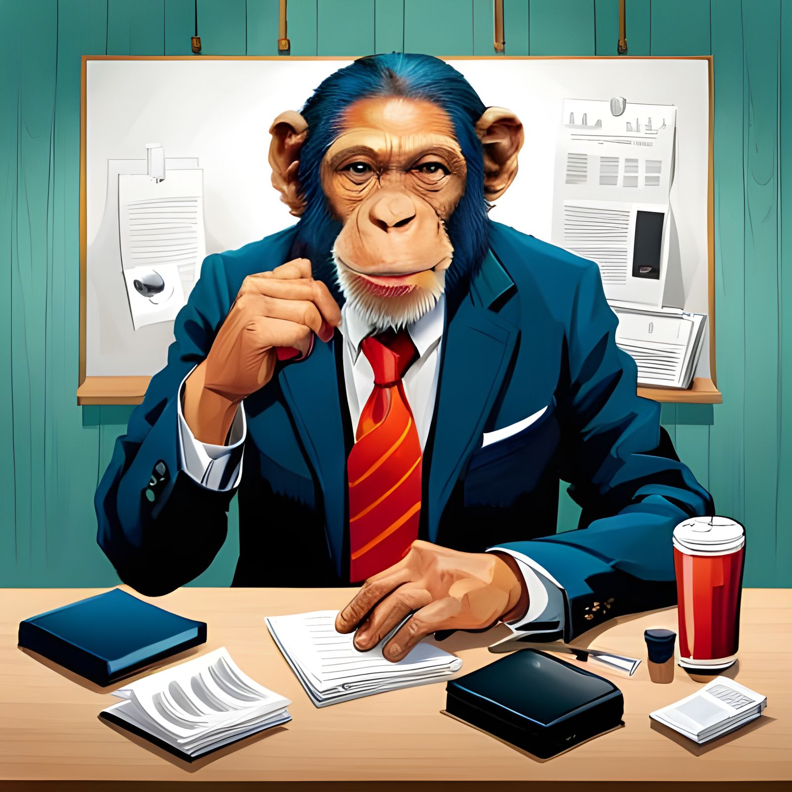 Time to get down to monkey business.  by @Mormookiee