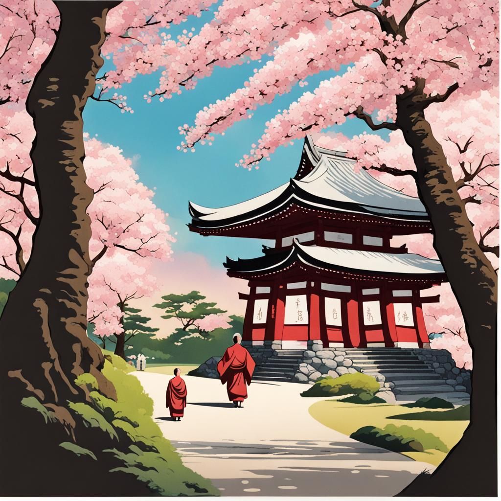Shinto Shrine Print