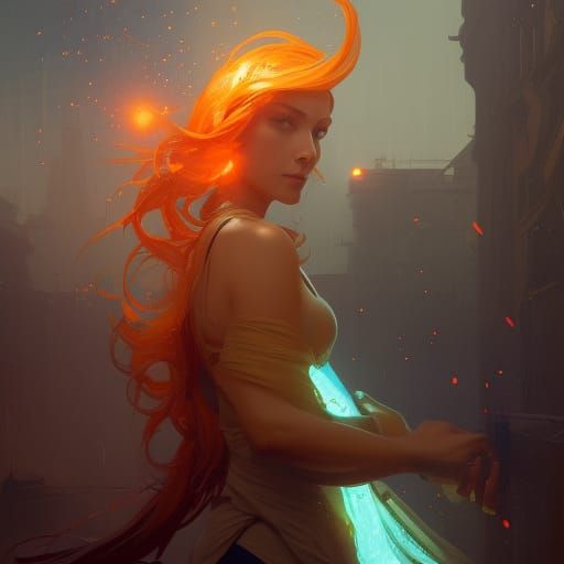 Dynamic Concept Art with Intricate Details