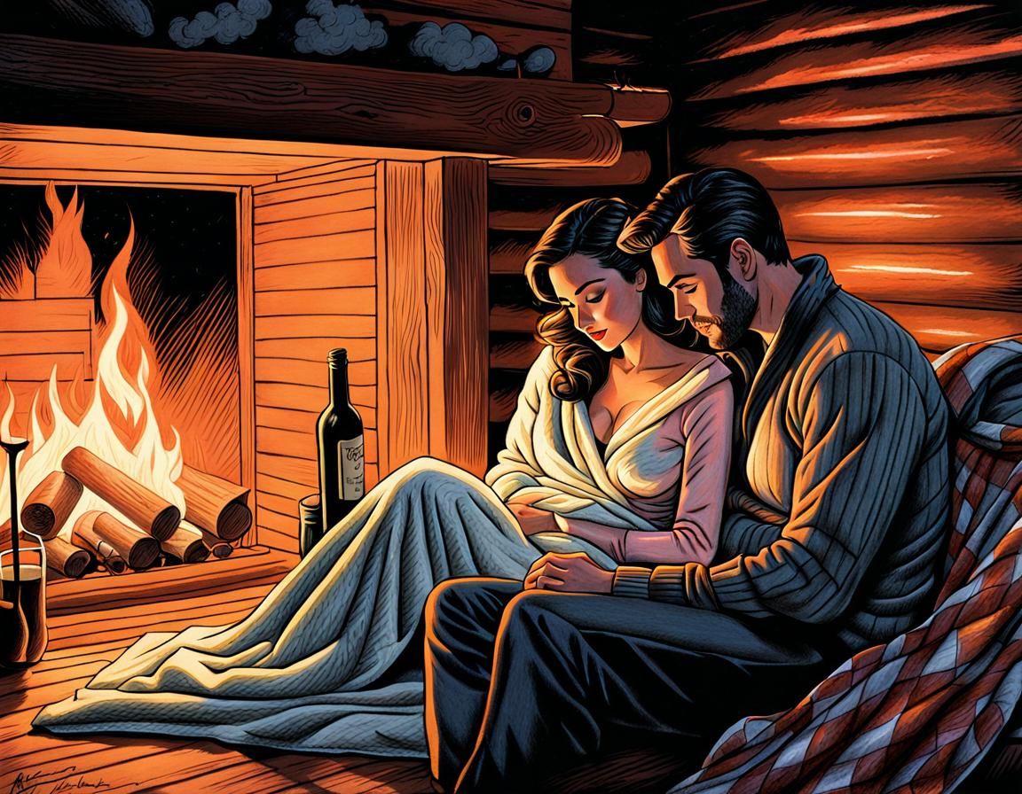 Cozy in their cabin  by @DavidP