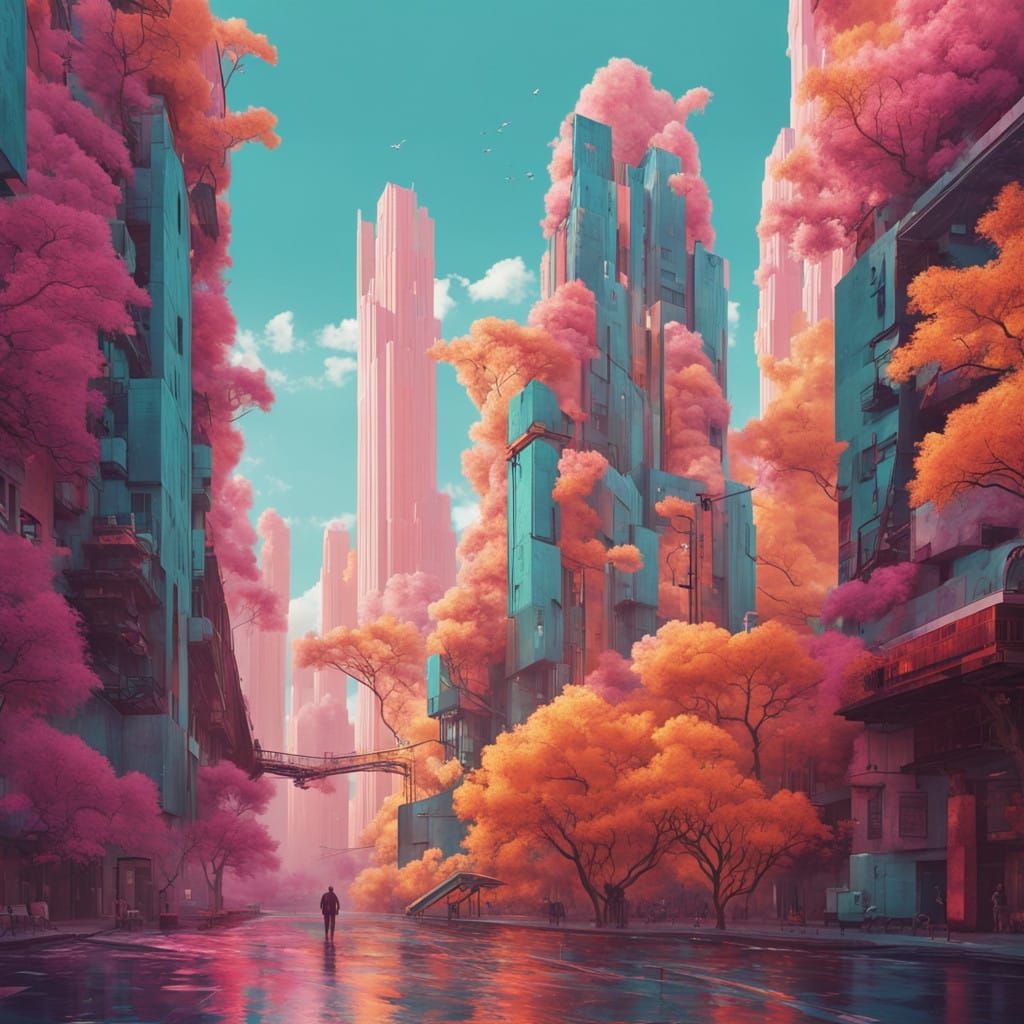 Surreal urbanscape