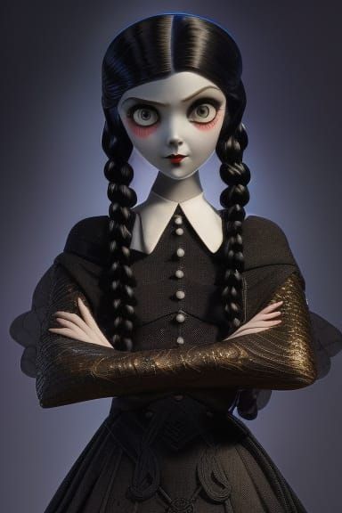 W Wednesday, Addams