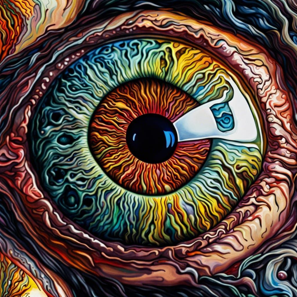 Abstract Curved Eye