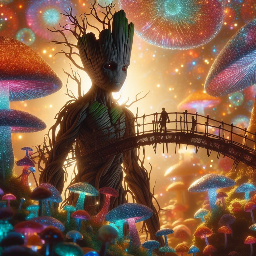 Bonsai Groot Silhouettes