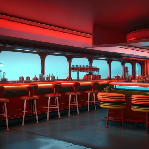 1950s diner  9433