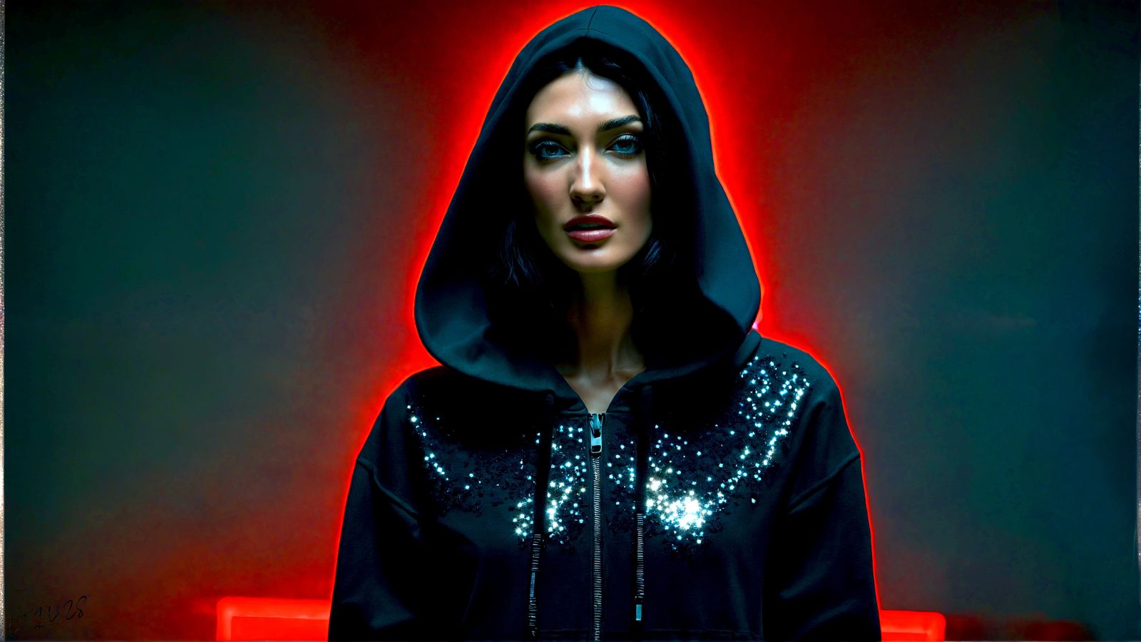 Maxine Kemp - Glitter in the air series.