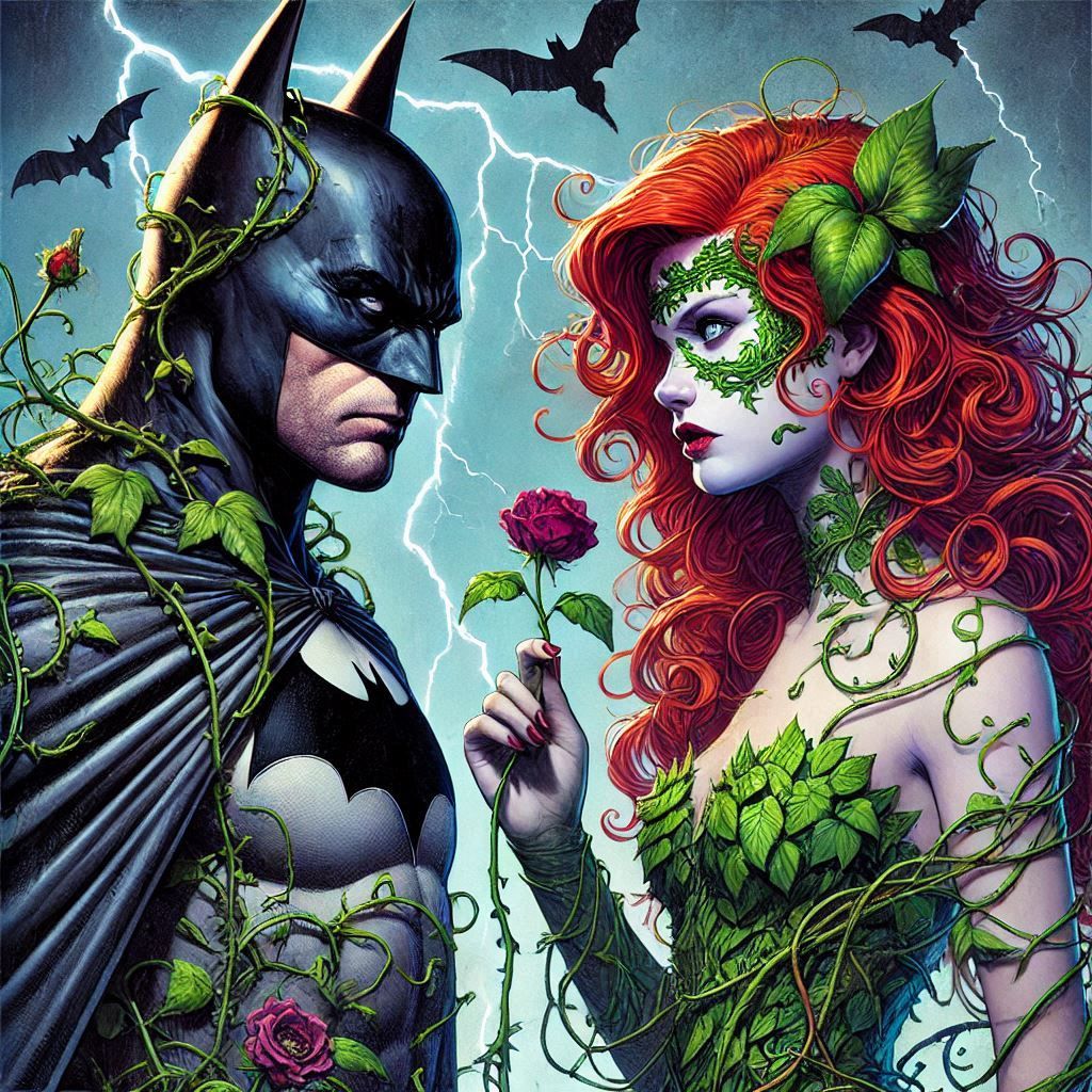 Batman and Poison Ivy