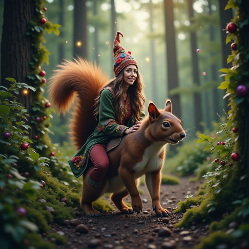 Kooky Bouncing Around on a Squirell