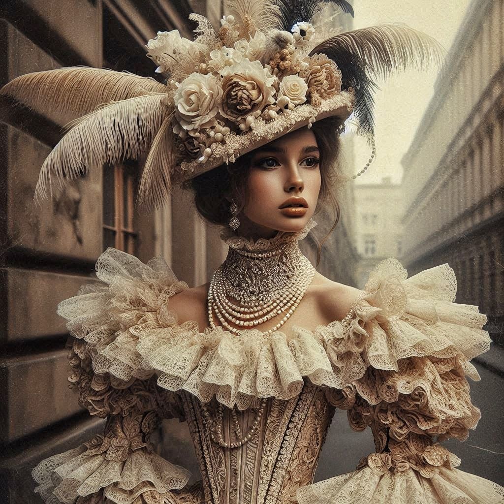 Stylish Victorian attire