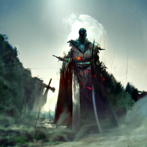 The warrior that will help the world using his glowing sword...