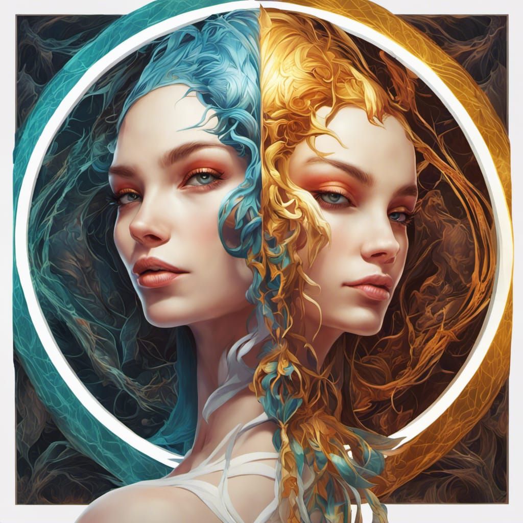 Symbiotic Lilith & Eve  by @Vibe Weib 