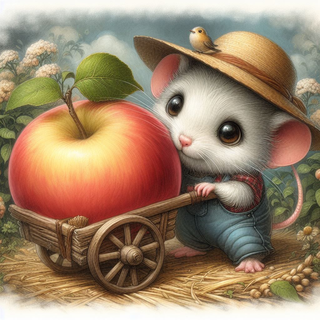 Wee little Apple farmer