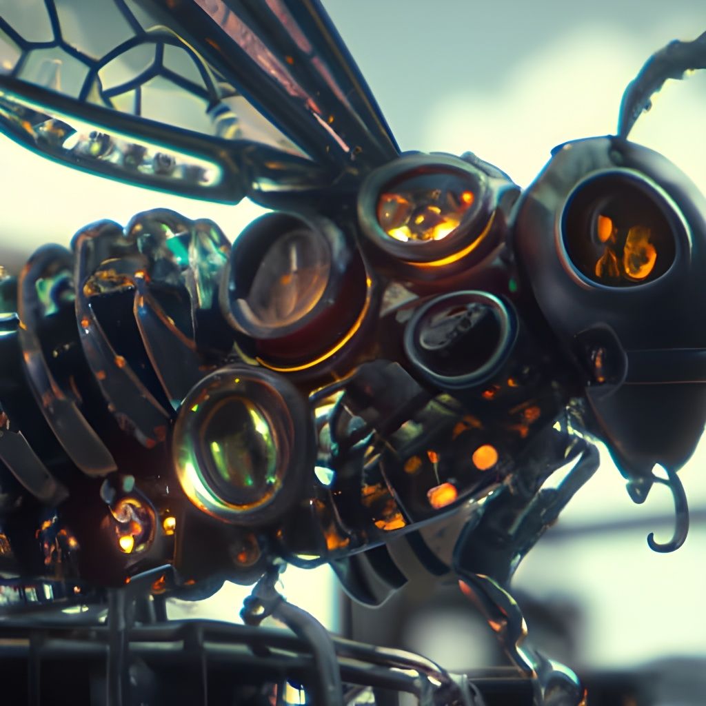 Mecha bee  by @Danielle Evans