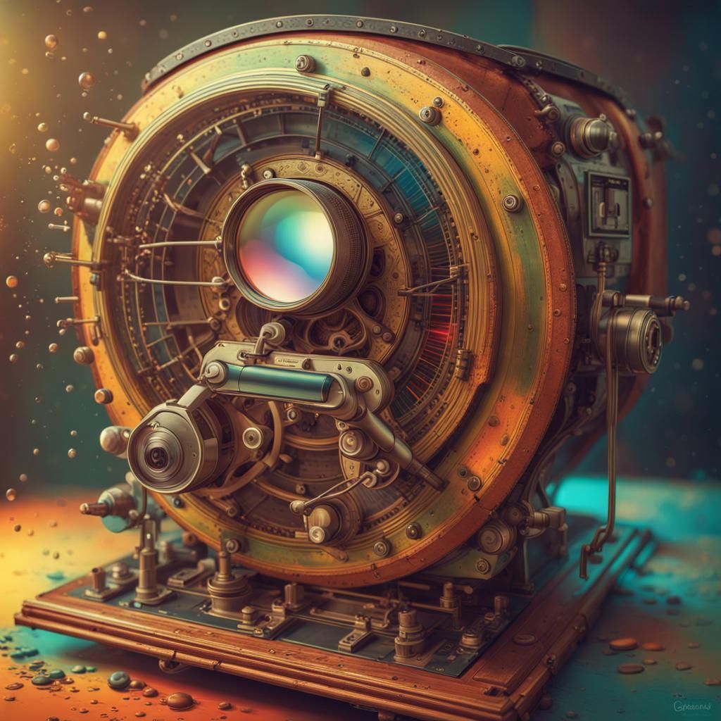 Hyperrealistic 19th Century Technology Concept Art