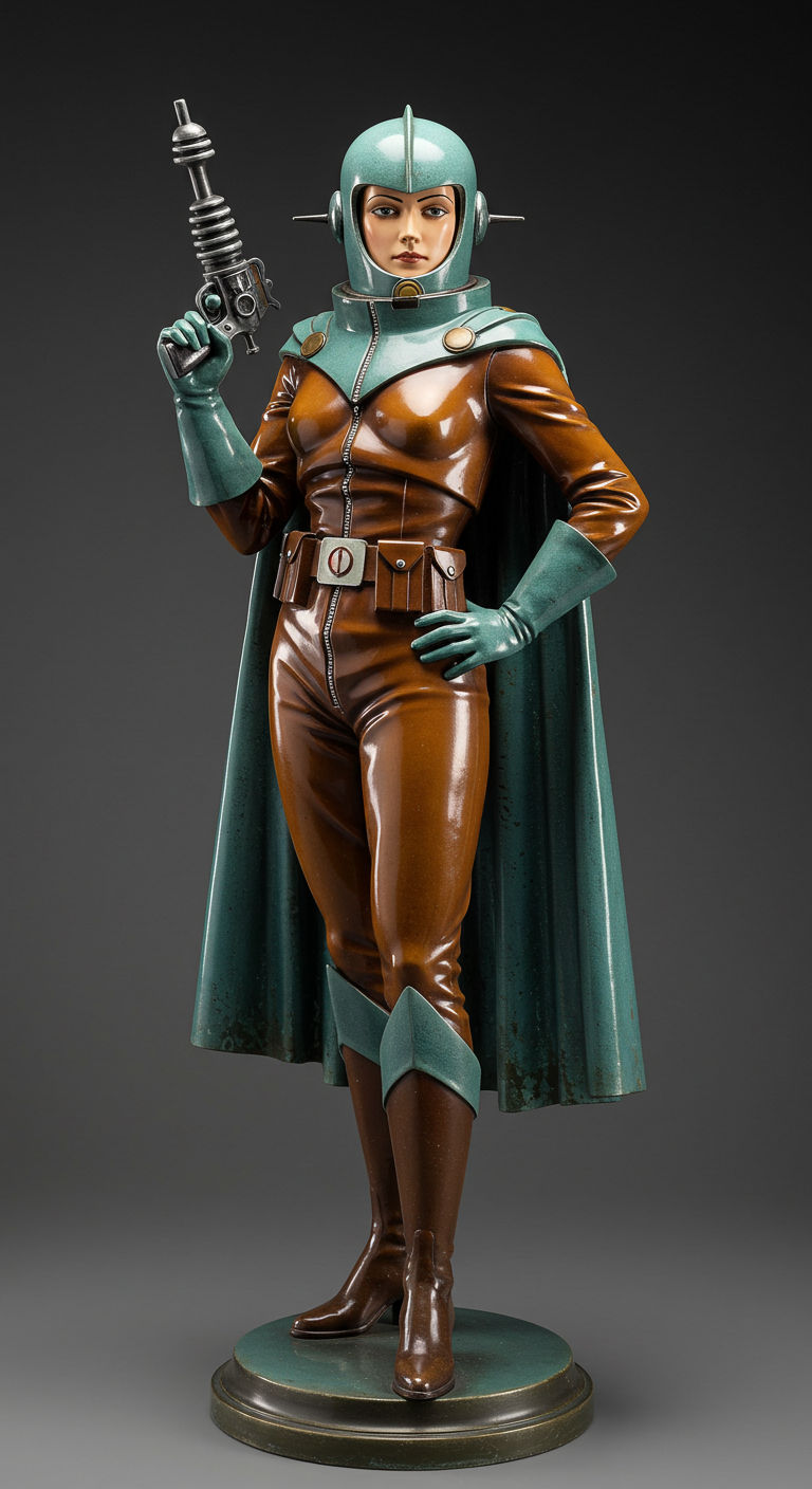 More retrofuture sculptures