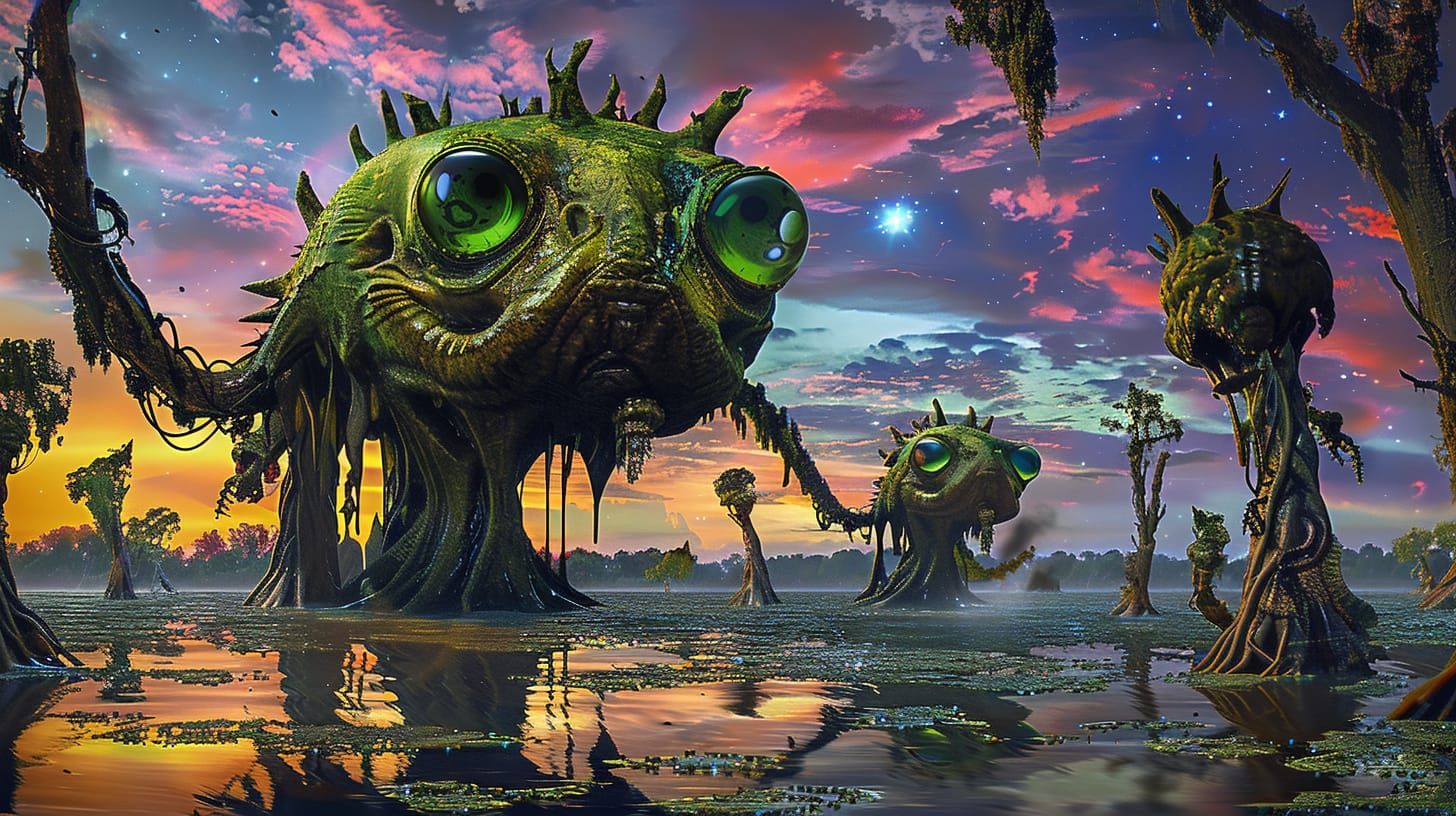 Surrealistic Swampland