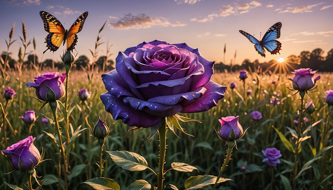 Beauty in Bloom - Violet Rose