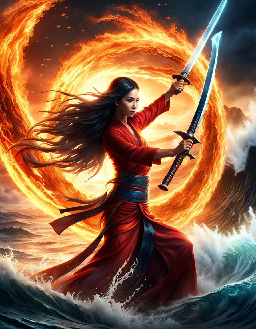 Elemental art  by @Roswarcus