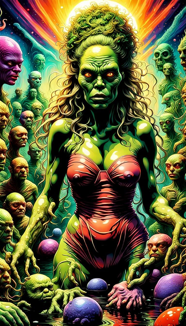 Zombie Bathing Suit Model AI Generated Artwork NightCafe Creator