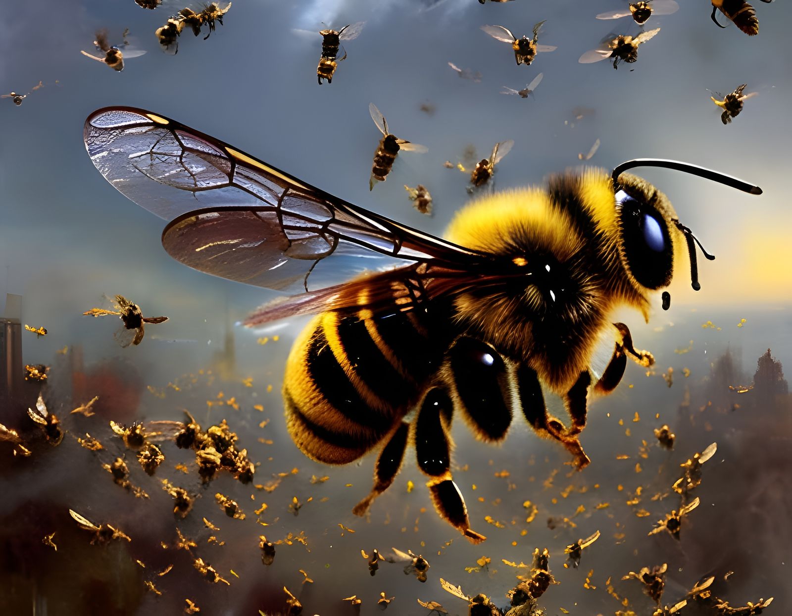 Sum sum sum.. don't kill bees! Sum sum sum..  by @eypi heART ATTACK