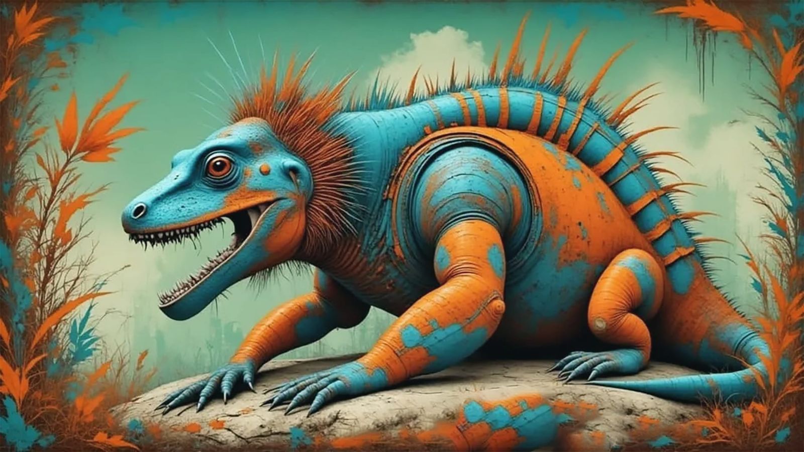 The Orange Iguana from Mars