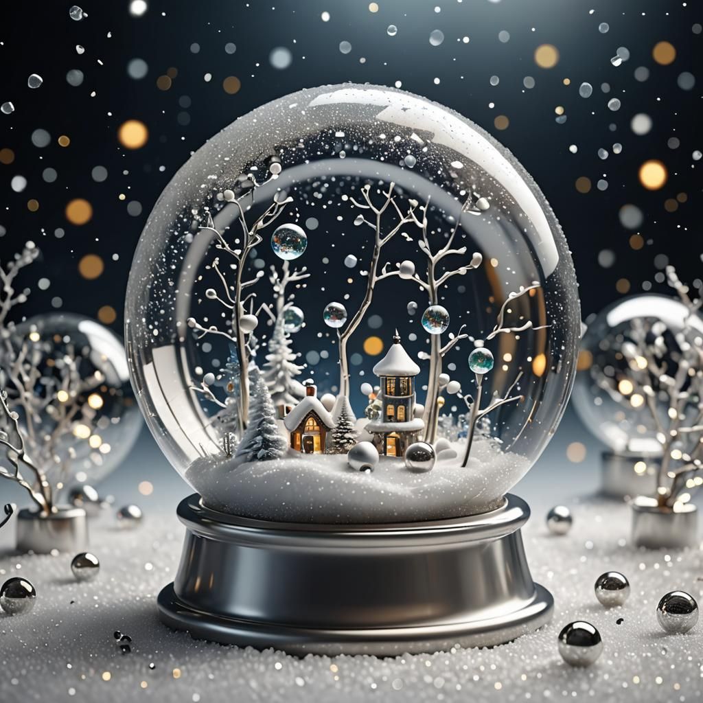 Polar Snow Globe!  by @Chris