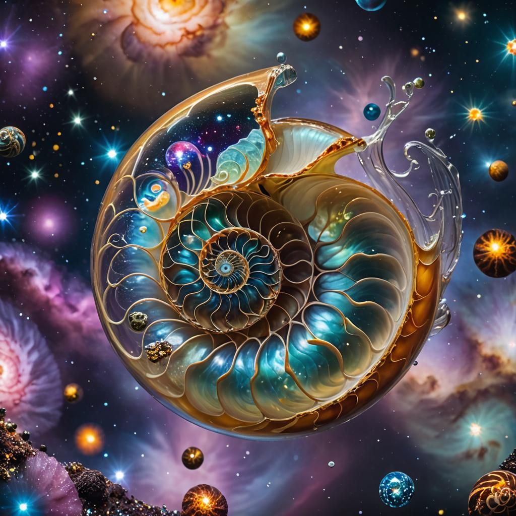Nautilus in Space  by @Danio