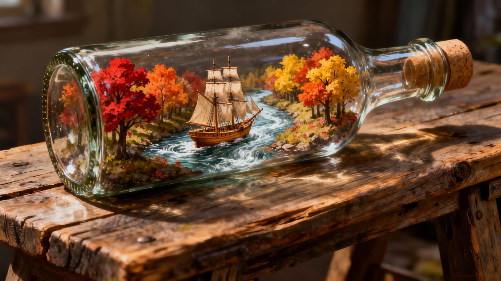 Fall in a bottle  by @GMartini42