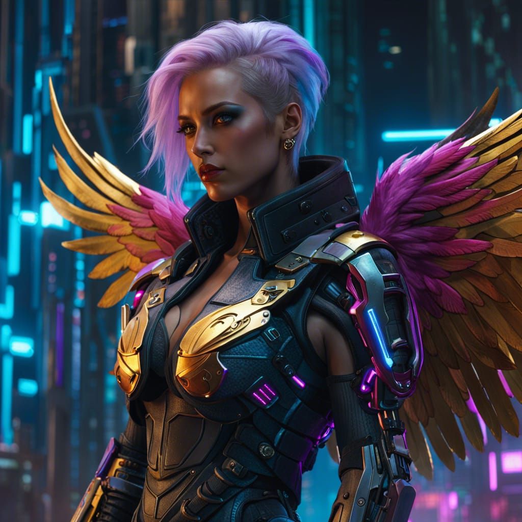 Cyber Angel V2  by @Maksim