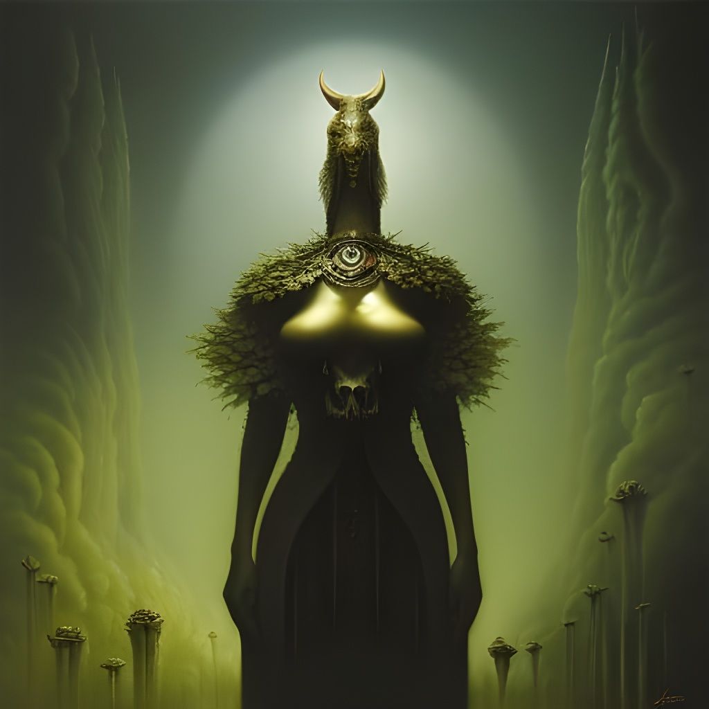 Meet Maude. AI Generated Artwork NightCafe Creator