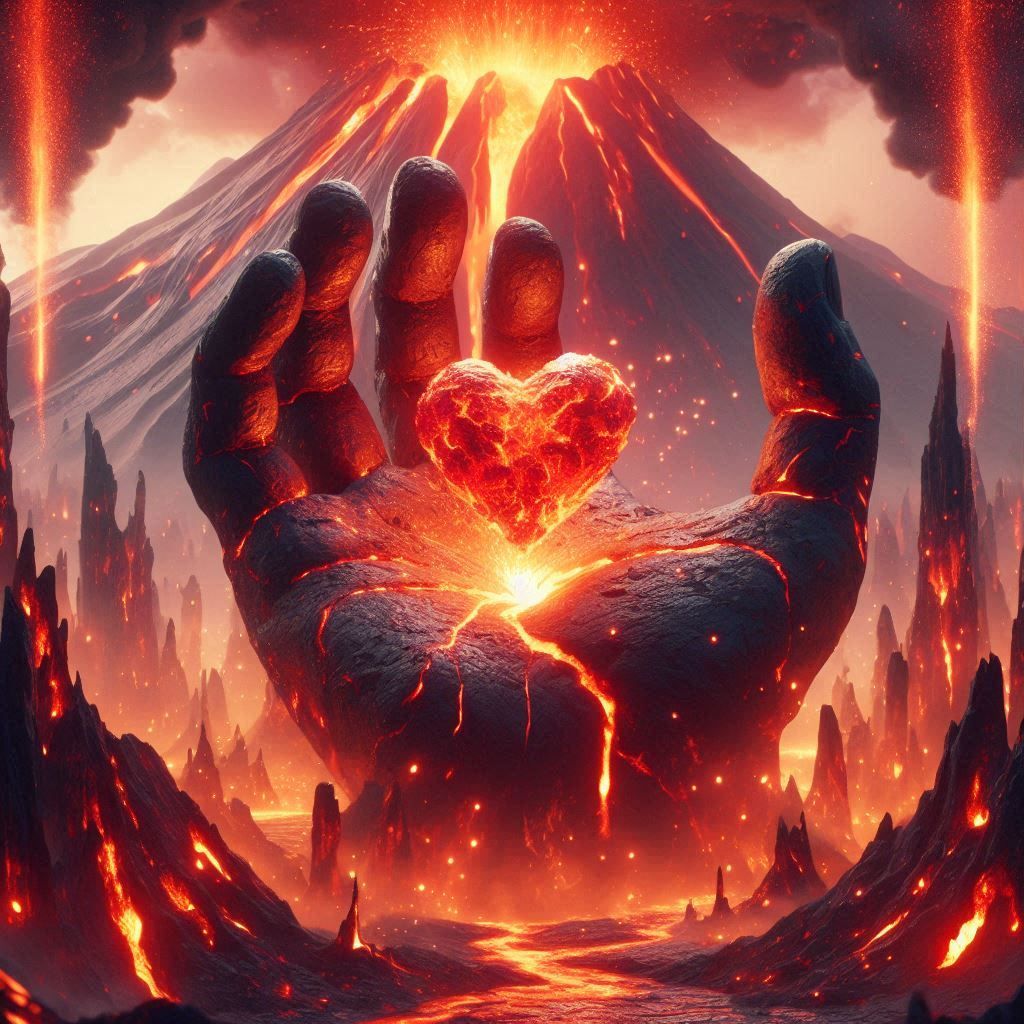 Heart of the volcano