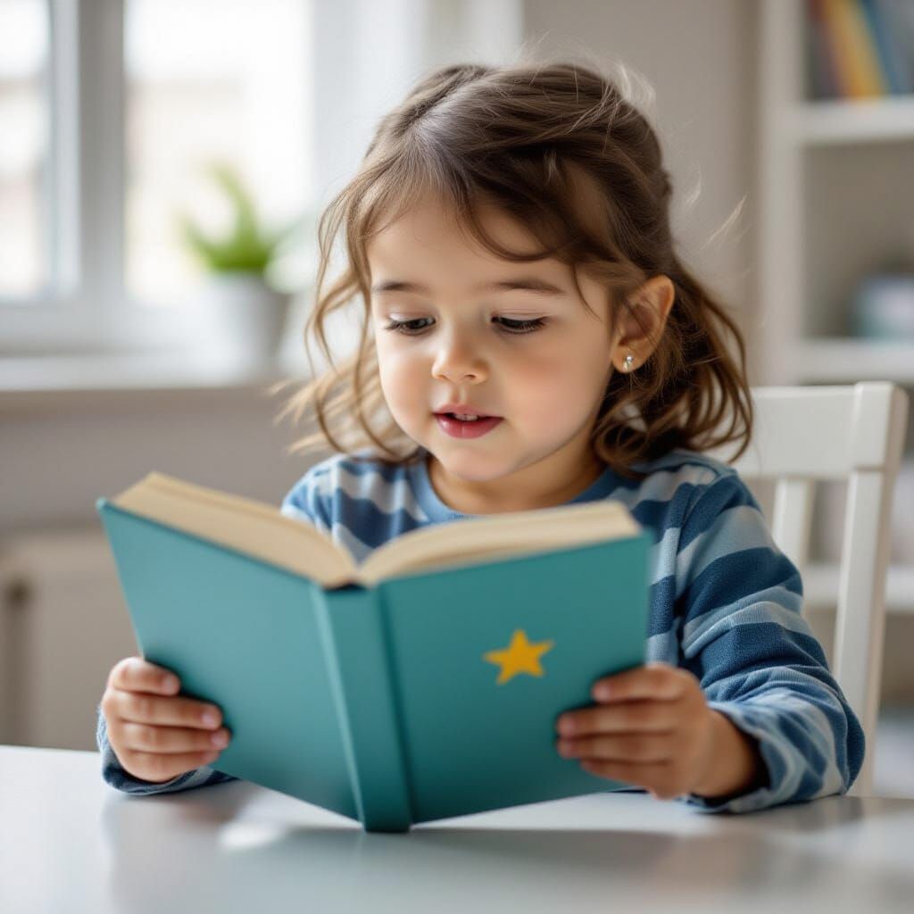 Baby Eating Notebook