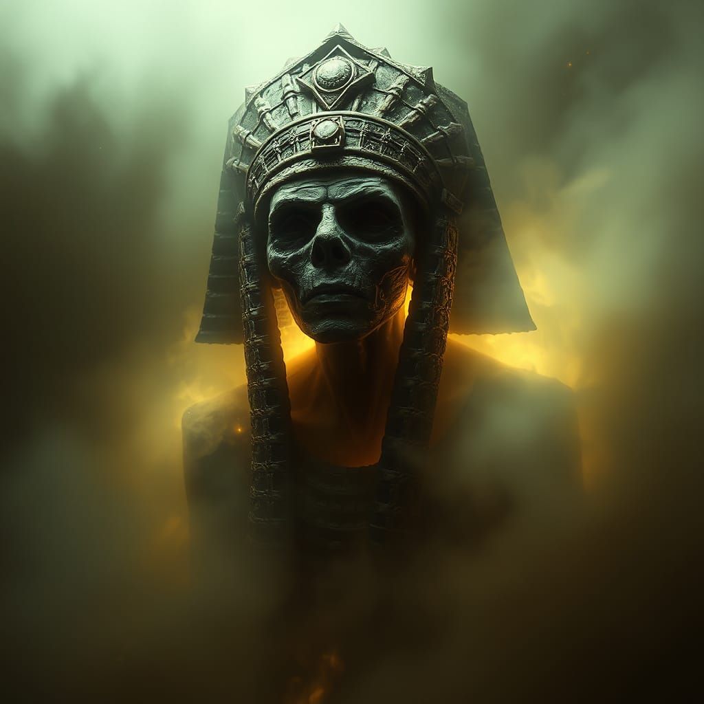 cursed mummy  by @BJ-art