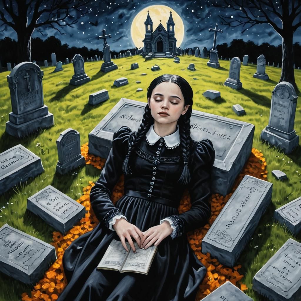 Napping in her happy place...  by @Krizza